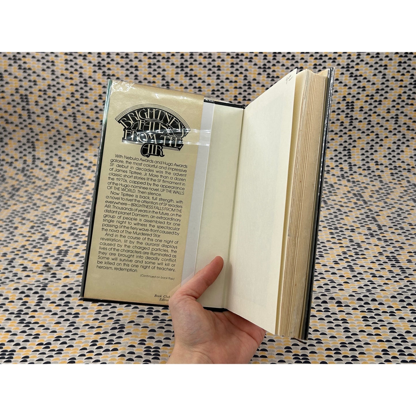 Brightness Falls From The Air - James Tiptree Jr. - Tor Books - Hardcover - Club Edition