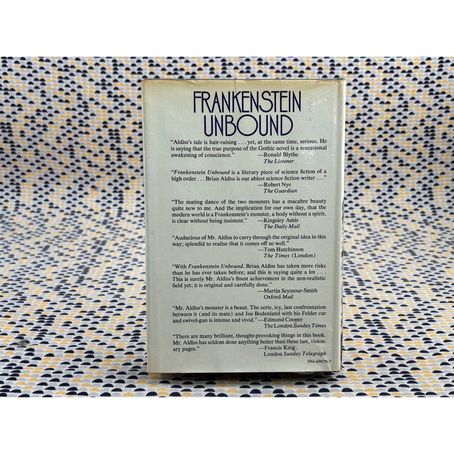 Frankenstein Unbound - Brian Aldiss - Random House - Hardcover - 1st Edition