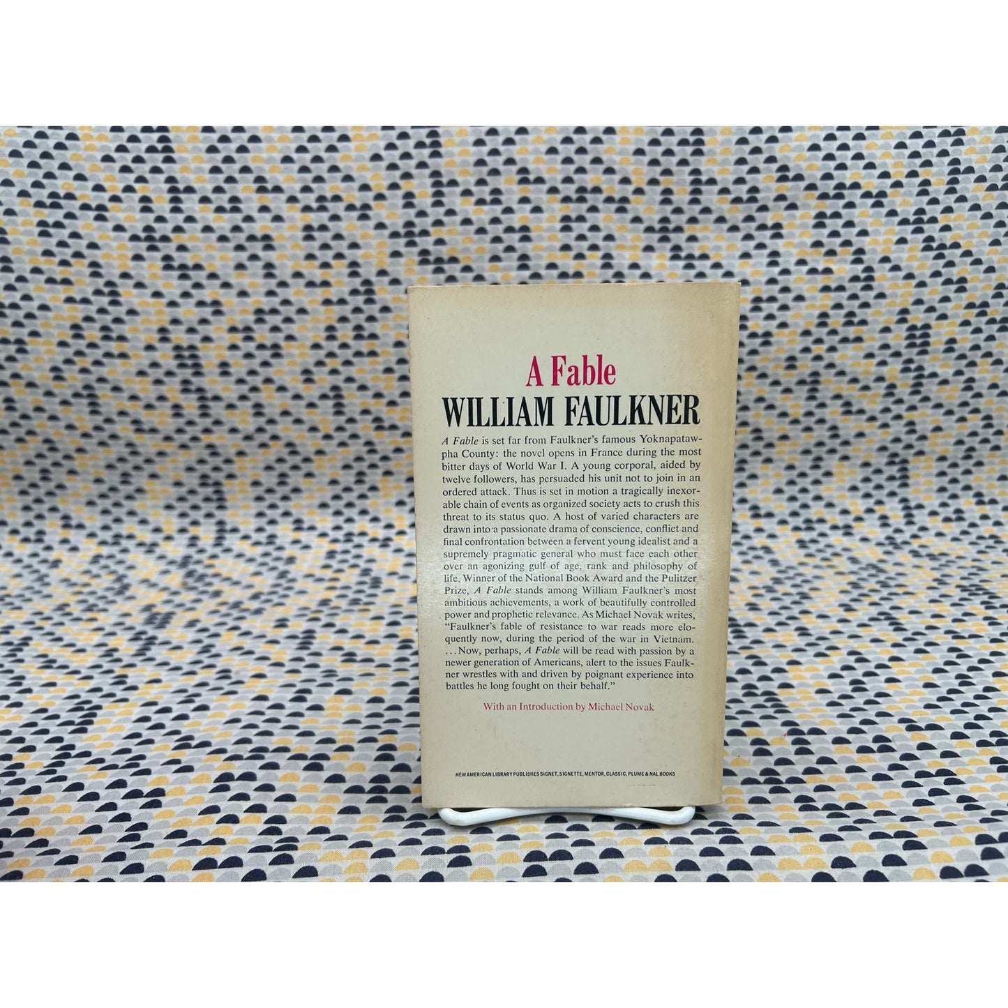 A Fable - William Faulkner - Vintage Paperback Book - Signet Classic Edition
