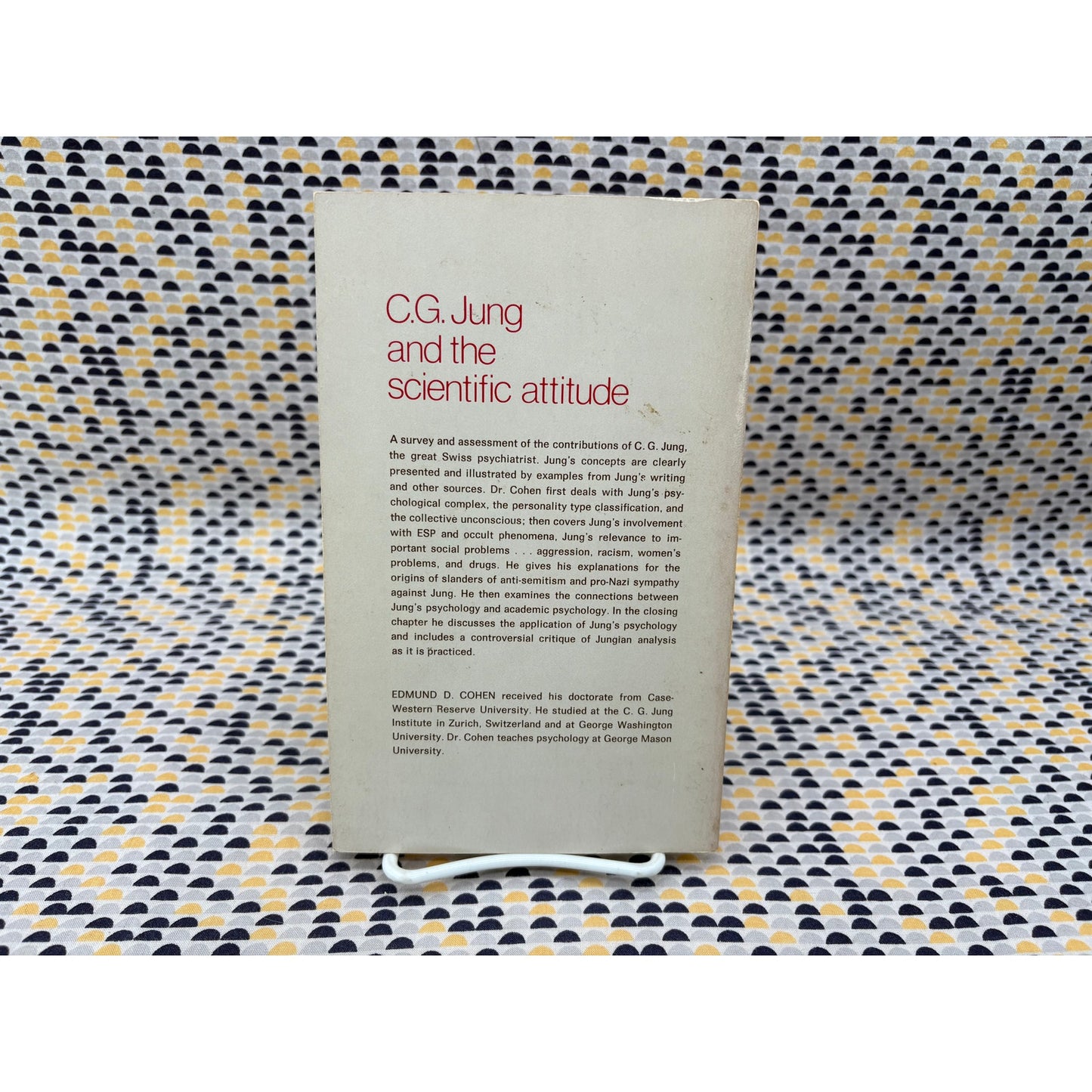 C. G. Jung And The Scientific Attitude - Edmund D. Cohen - Littlefield - Paperback