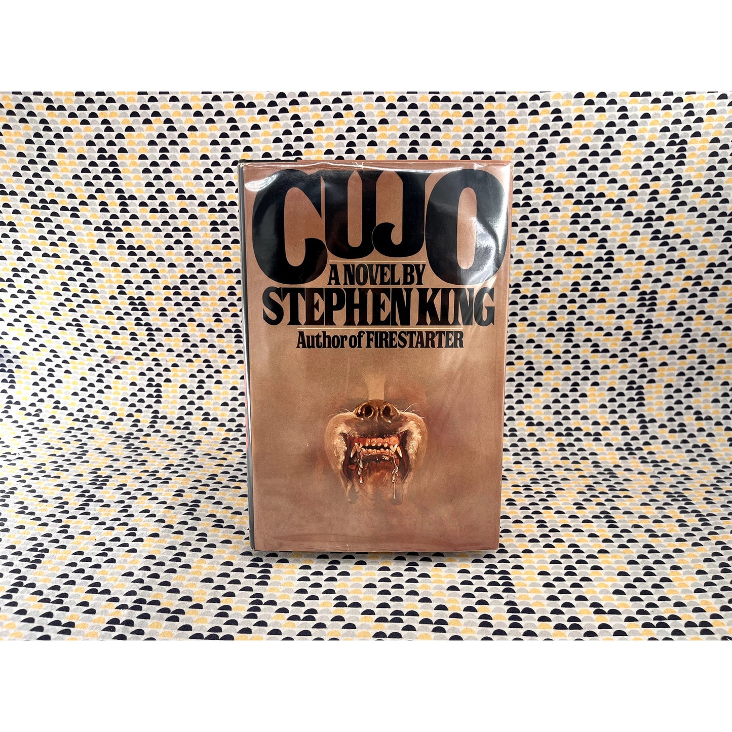 Cujo - Stephen King - Vintage Hardcover Book - 1981 Viking Press - 1st Edition, 1st Printing
