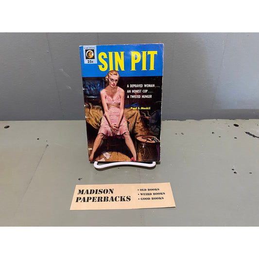Sin Pit - Paul S. Meskil - Lion 198 - Sleaze - Vintage Paperbacks
