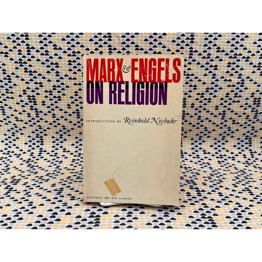 On Religion - Marx & Engels - Schocken Books