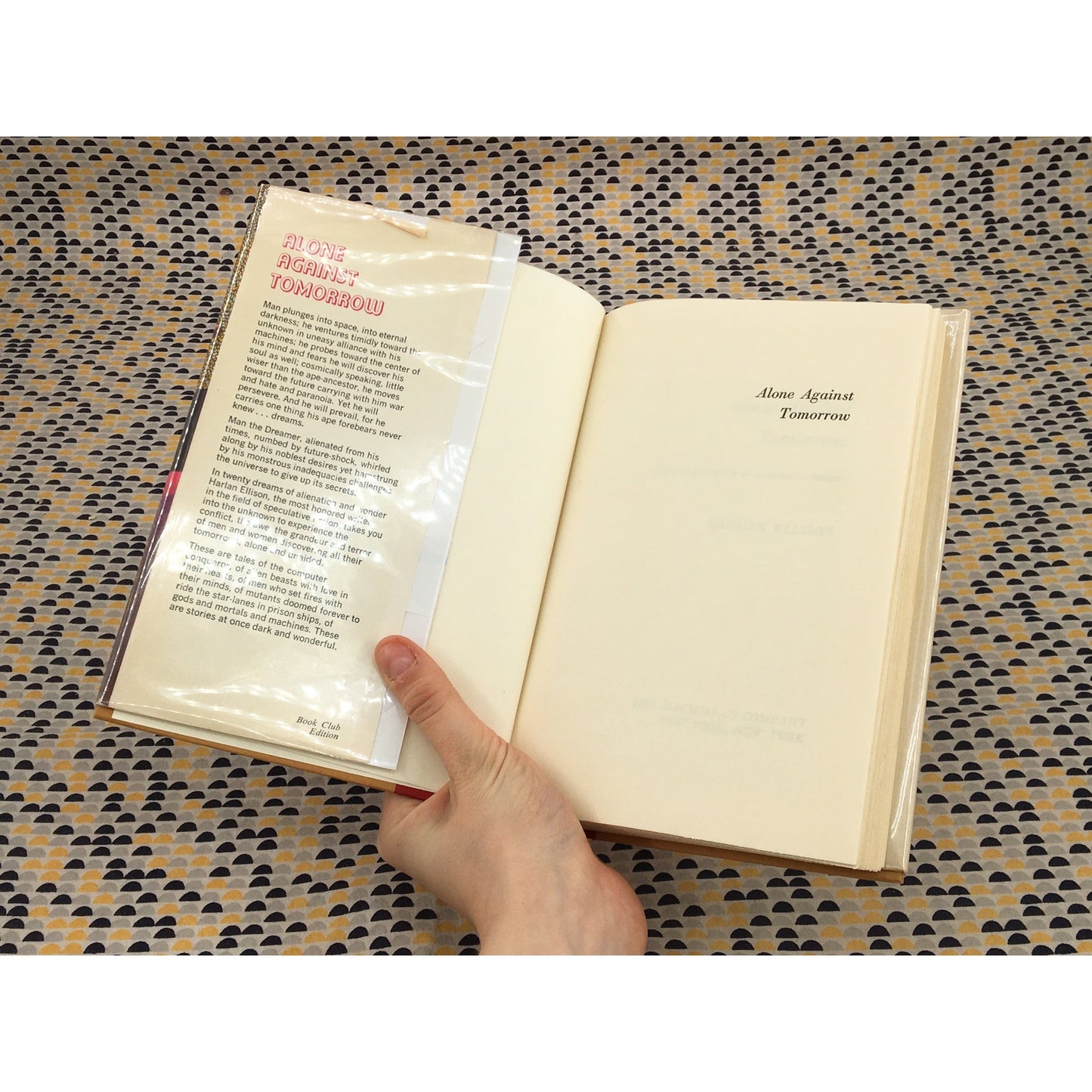 Alone Against Tomorrow - Harlan Ellison - Macmillan - Hardcover - Club Edition