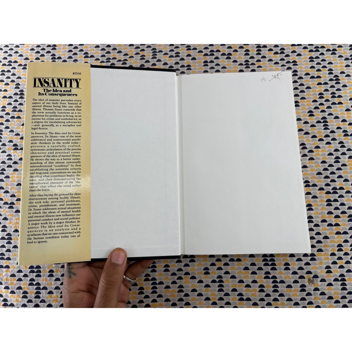 Insanity - Thomas Szasz - Wiley - Hardcover - Edward Gorey Cover Art