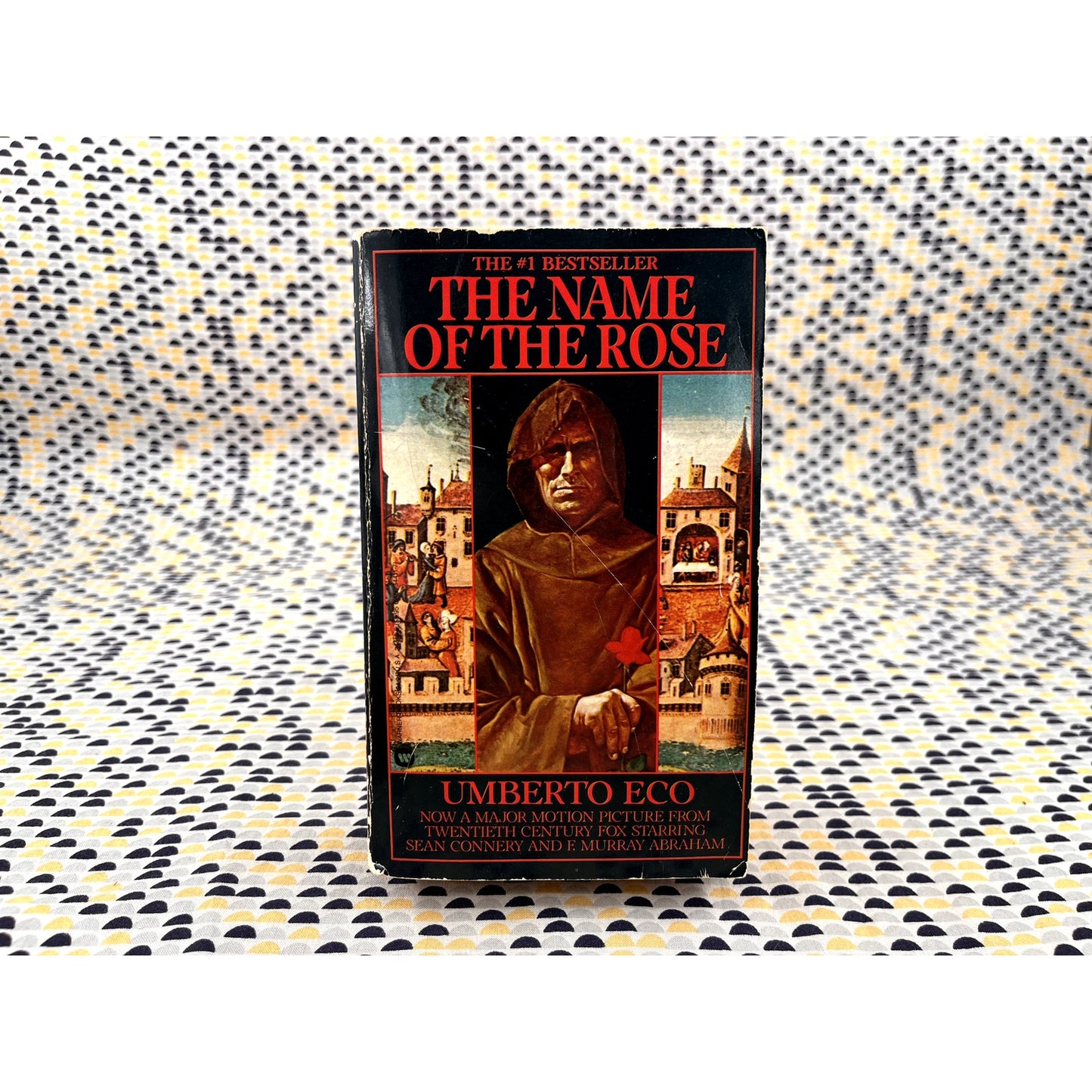 The Name of The Rose -  Umberto Eco - Warner Books - Movie Novelization Movie Tie-In Edition