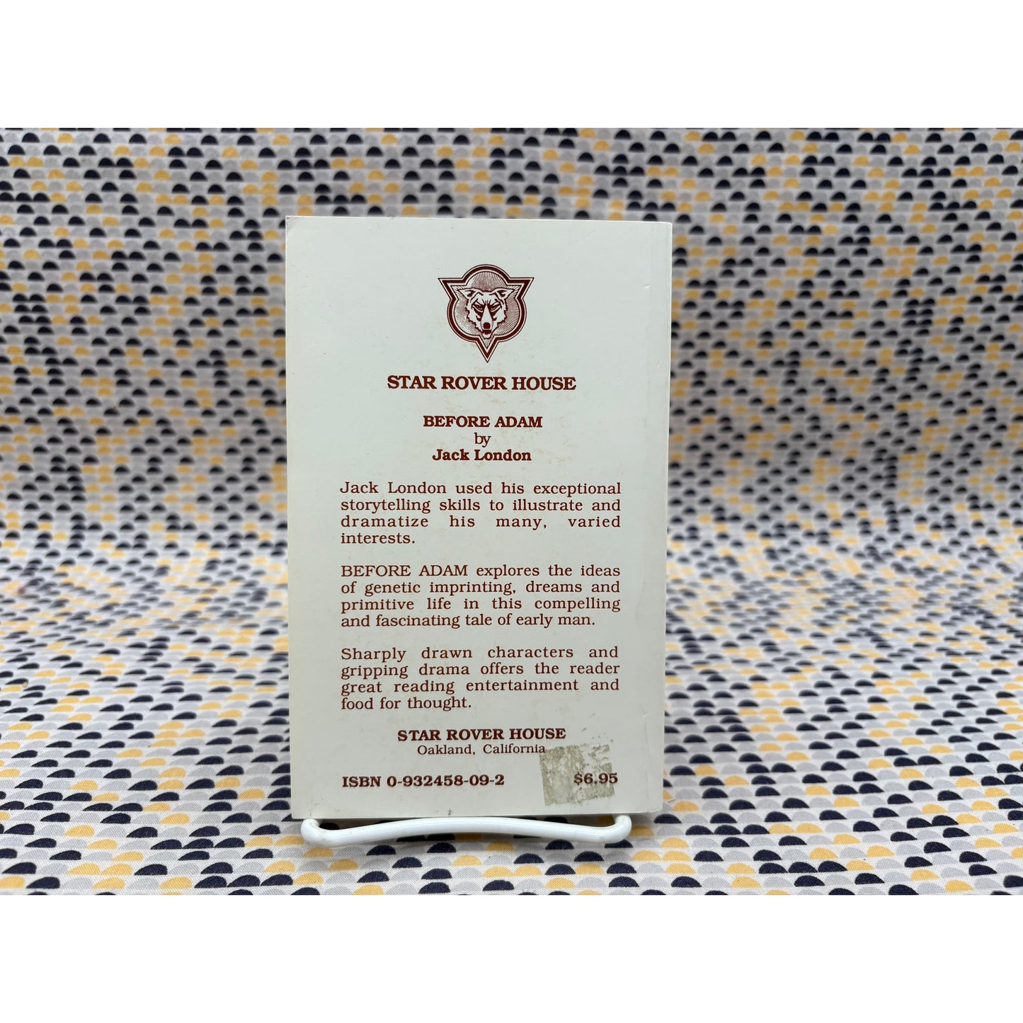 Before Adam - Jack London - Star Rover House - Paperback