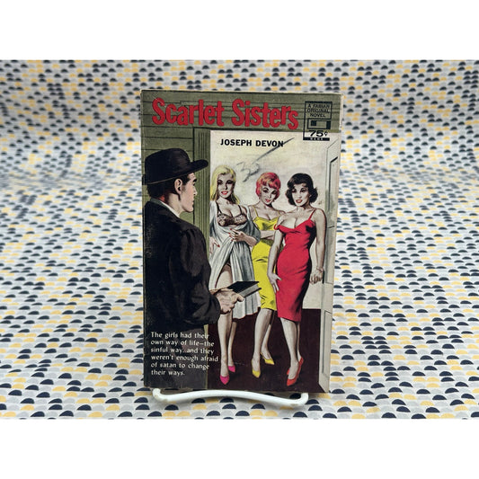 Scarlet Sisters - Joseph Devon - Fabian Books - Sleaze - Vintage Paperbacks