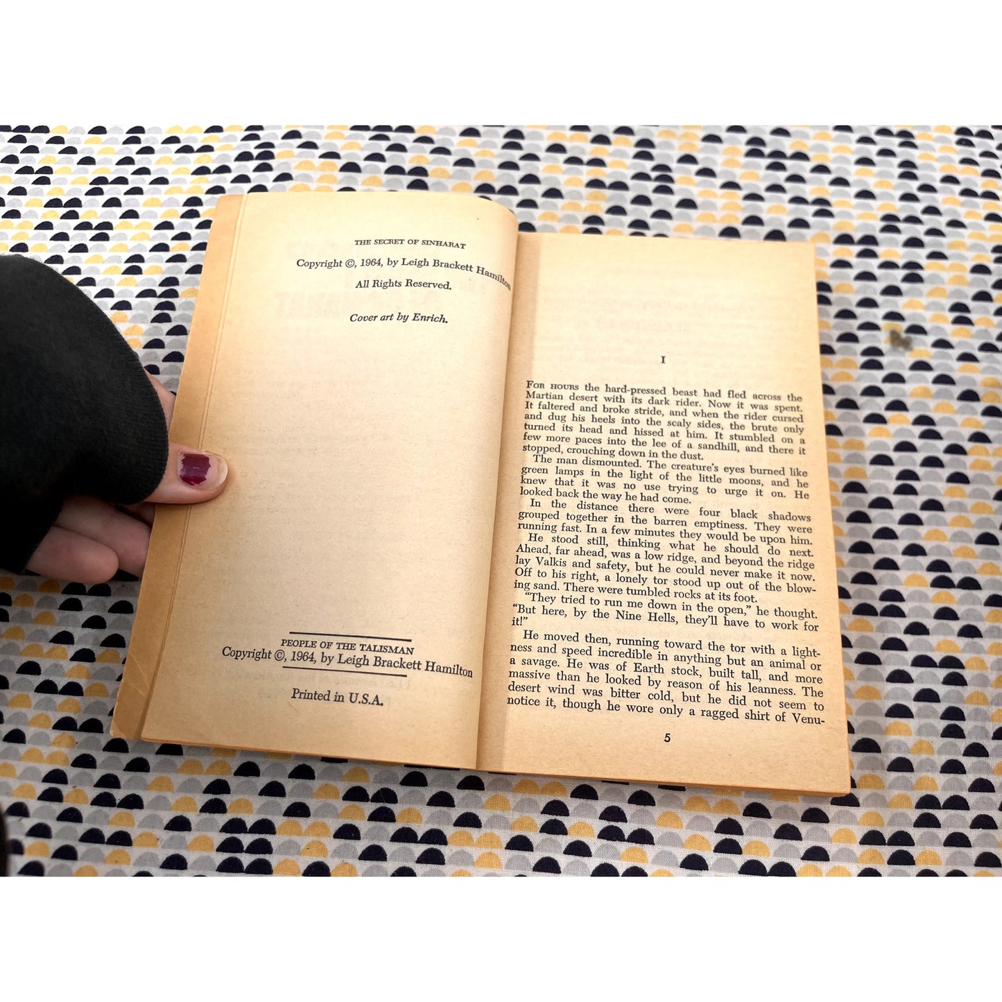 The Secret of Sinharat / People of the Talisman - Leigh Brackett - Ace Double - Paperback