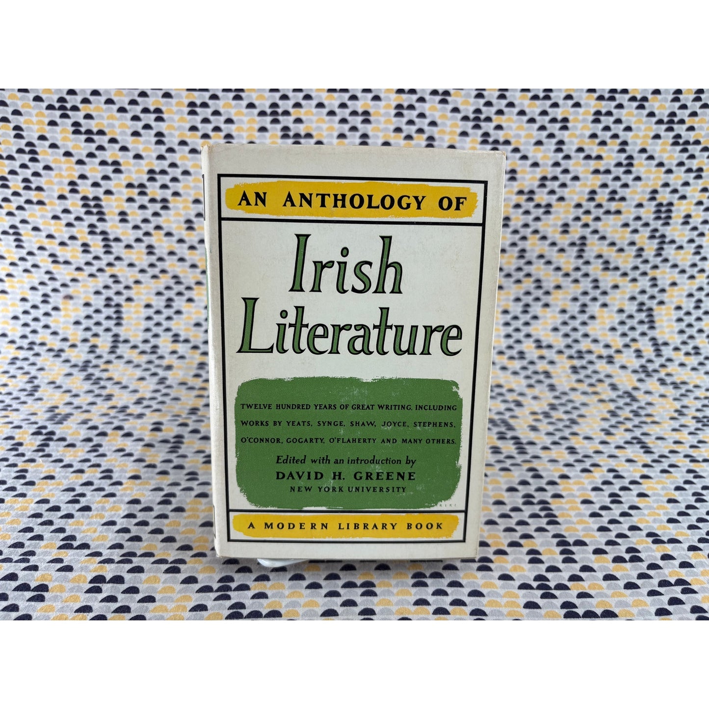 Anthology Of Irish Literature - David H. Greene - Modern Library - Hardcover