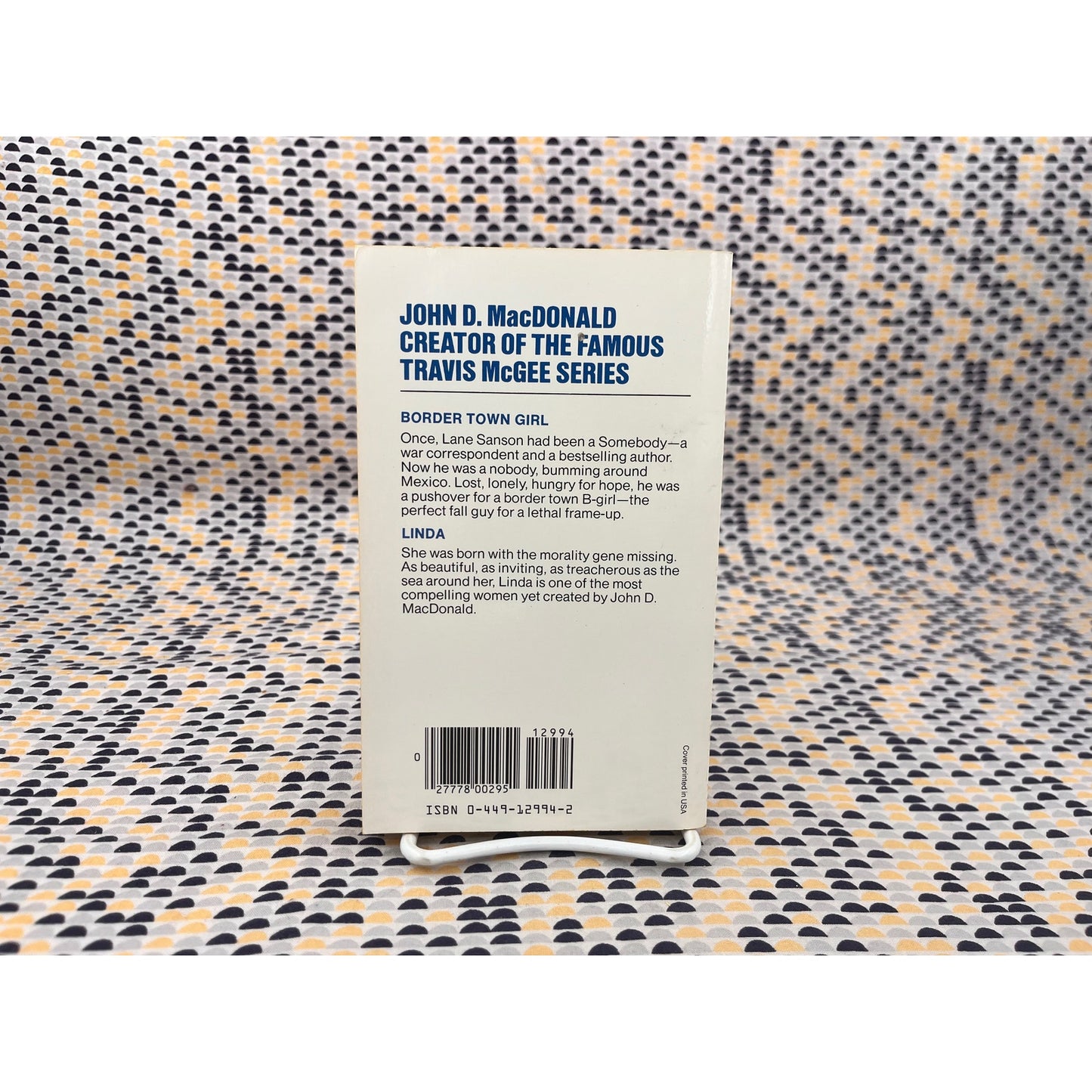 Border Town Girl - John D. MacDonald - Fawcett Gold Medal- Paperback