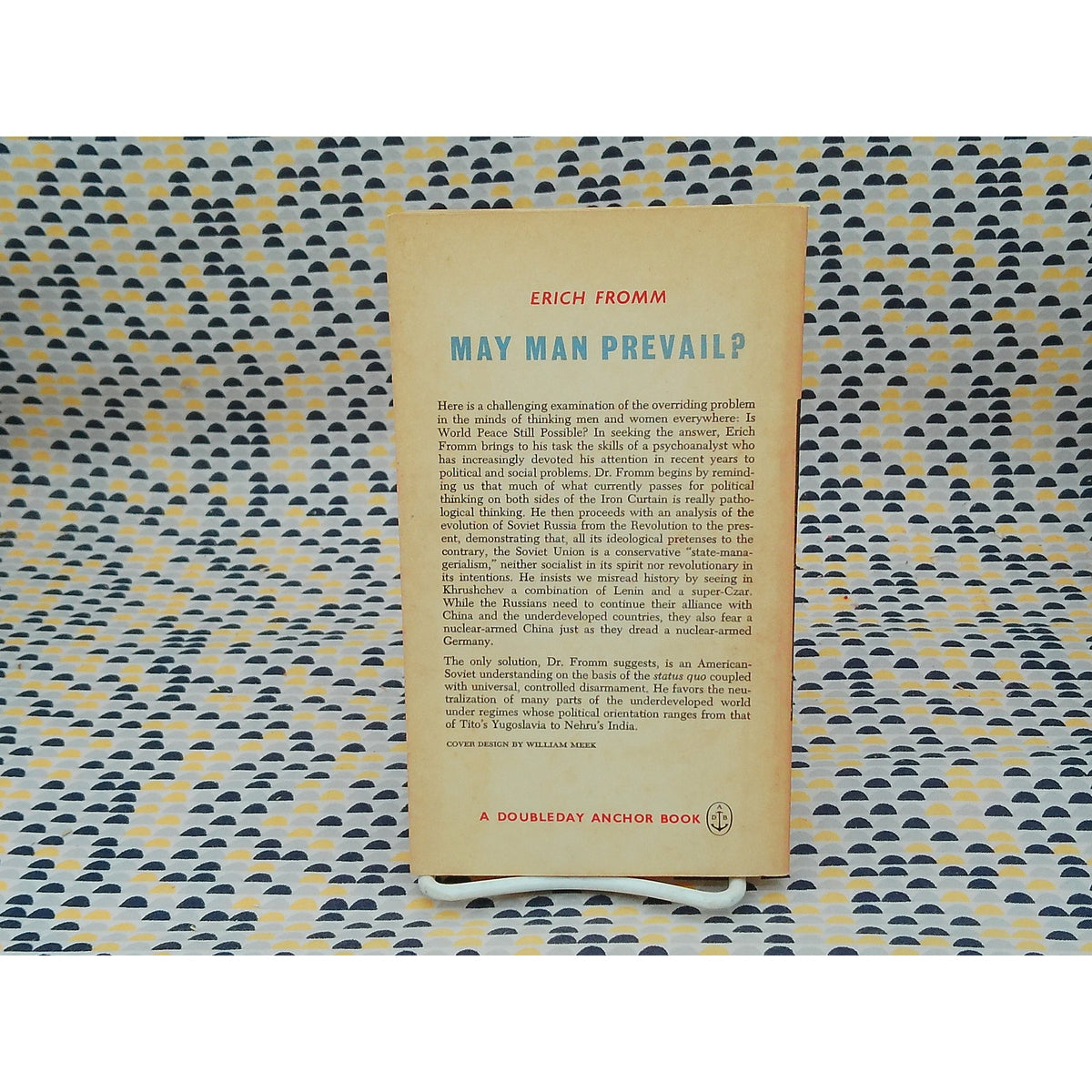 May Man Prevail? - Erich Fromm - Vintage Paperback - Doubleday Anchor Edition