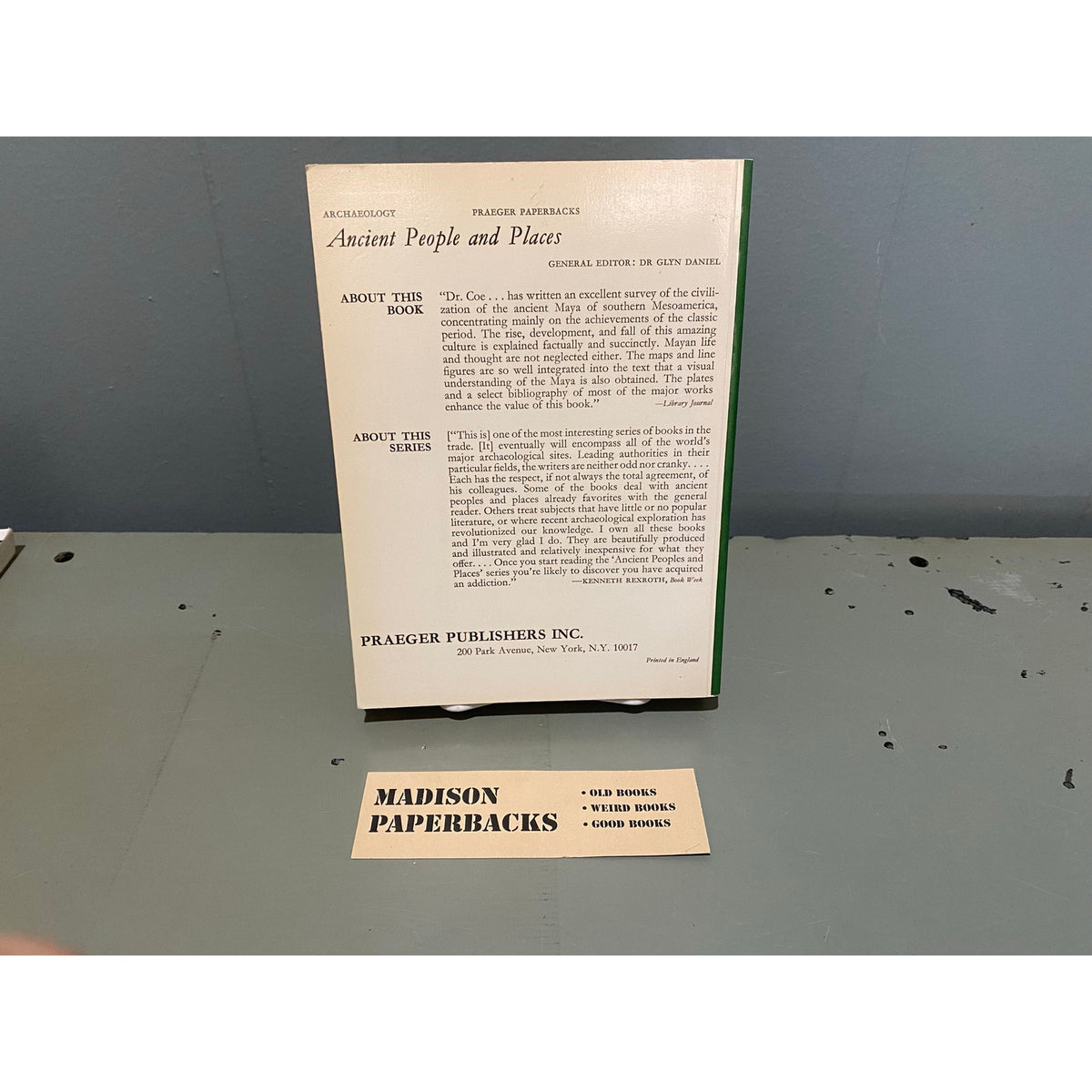 The Maya - Michael D. Coe - Praeger - Paperback