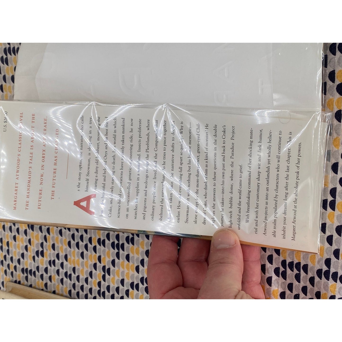 Oryx and Crake - Margaret Atwood - Vintage Hardcover Book - Nan A Talese / Doubleday Press - 1st Edition, 1st Printing