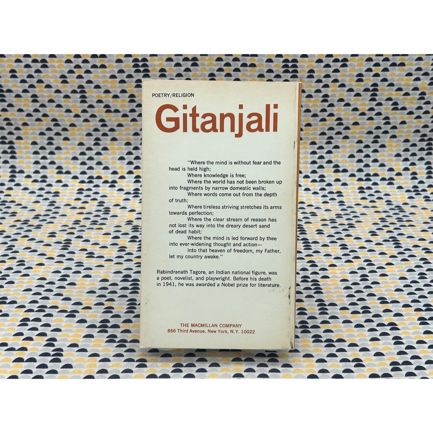 Gitanjali - Rabindranath Tagore - Macmillan Company - Paperback