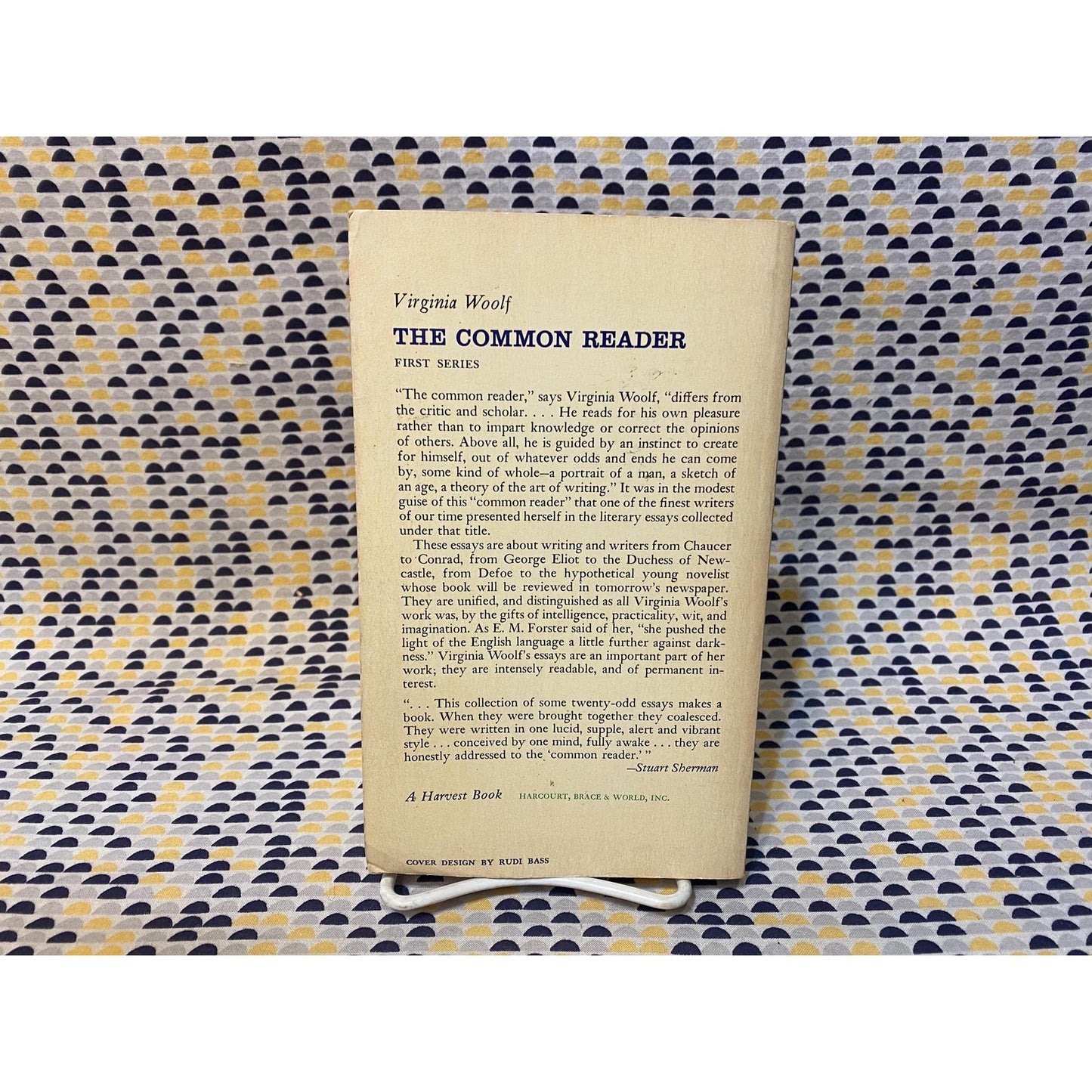 Virginia Woolf - The Common Reader - Vintage Paperback Book - Harvest Edition