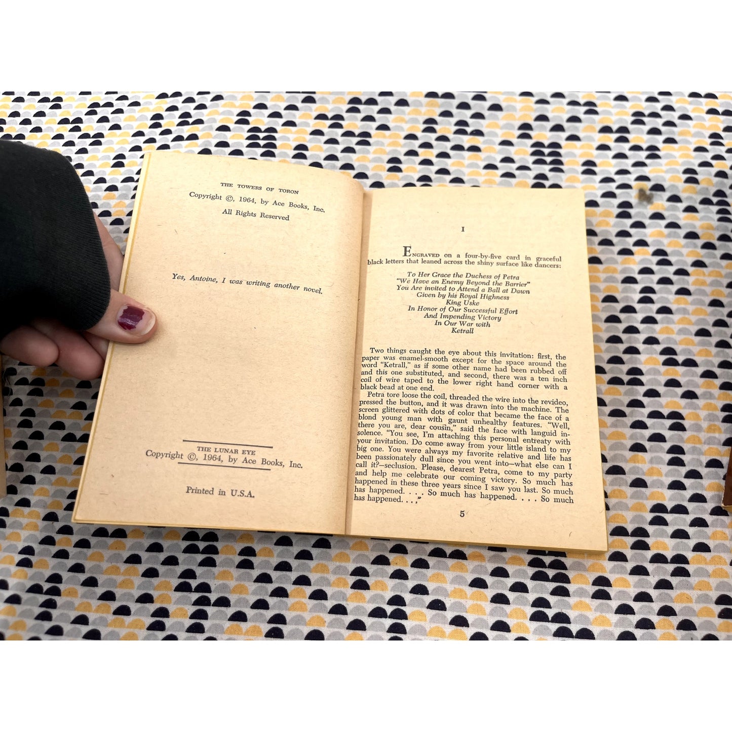 The Towers of Toron - Samuel R. Delany / The Lunar Eye - Robert Moore Williams - Ace Double - Paperback