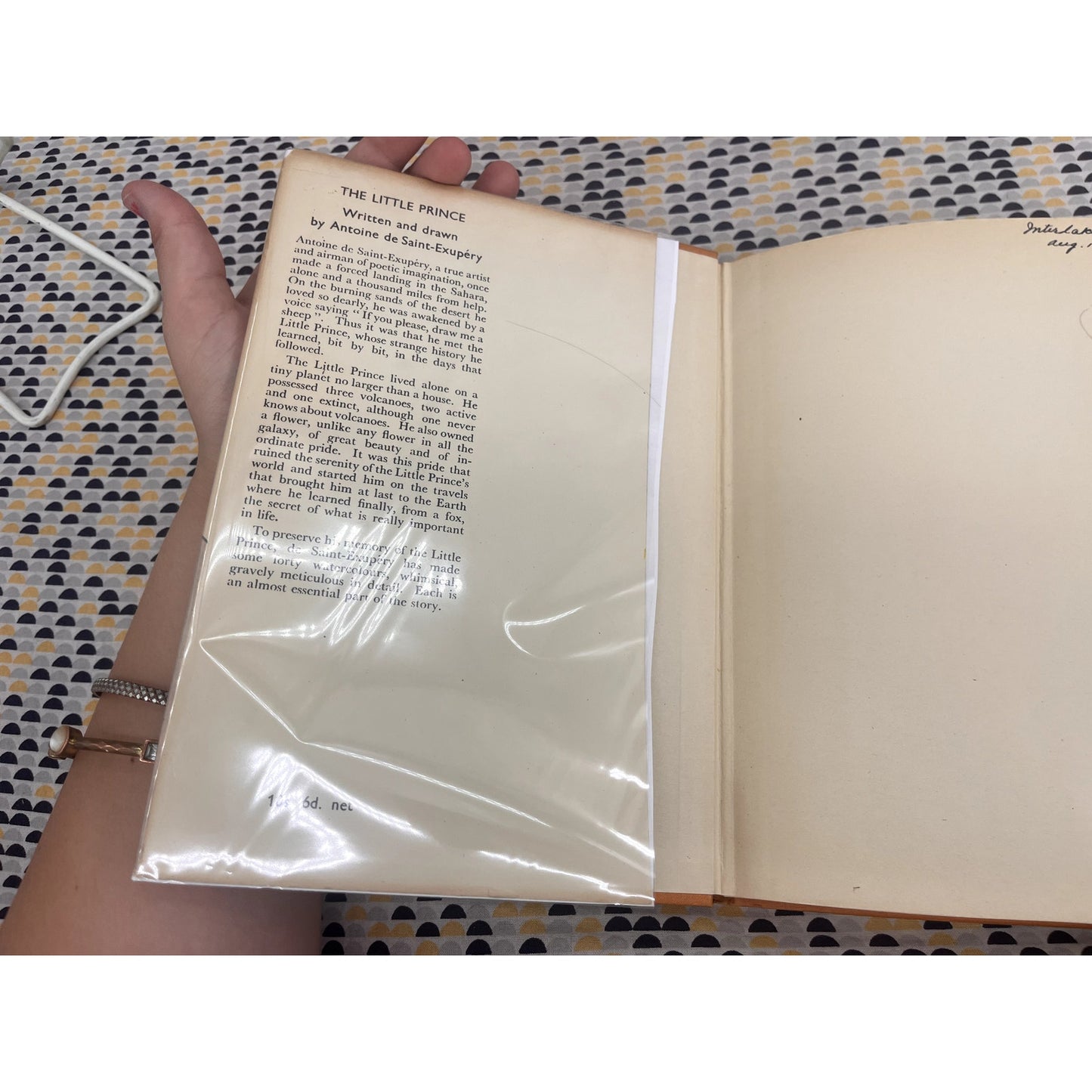The Little Prince - Antoine De Saint-Exupery - Heinemann Books - Hardcover  - 1954 British Edition