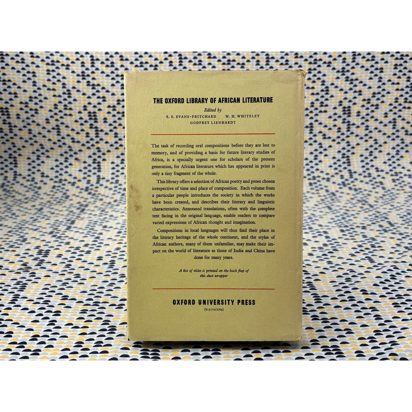 The Heroic Recitations of the Bahima of Ankole - Henry F. Morris - Oxford Library of African Literature - Hardcover