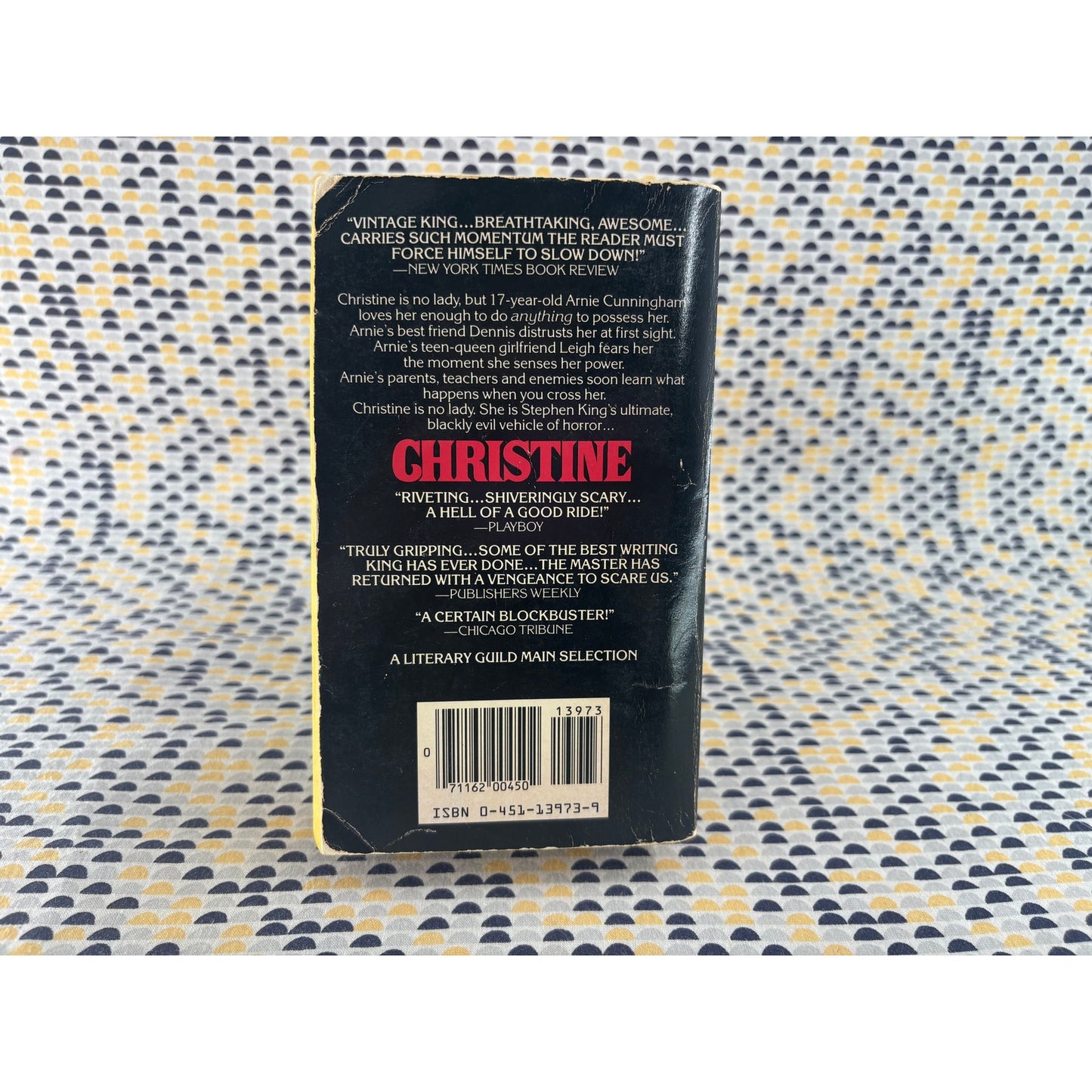 Christine - Stephen King - Vintage Paperback Book - Signet Books