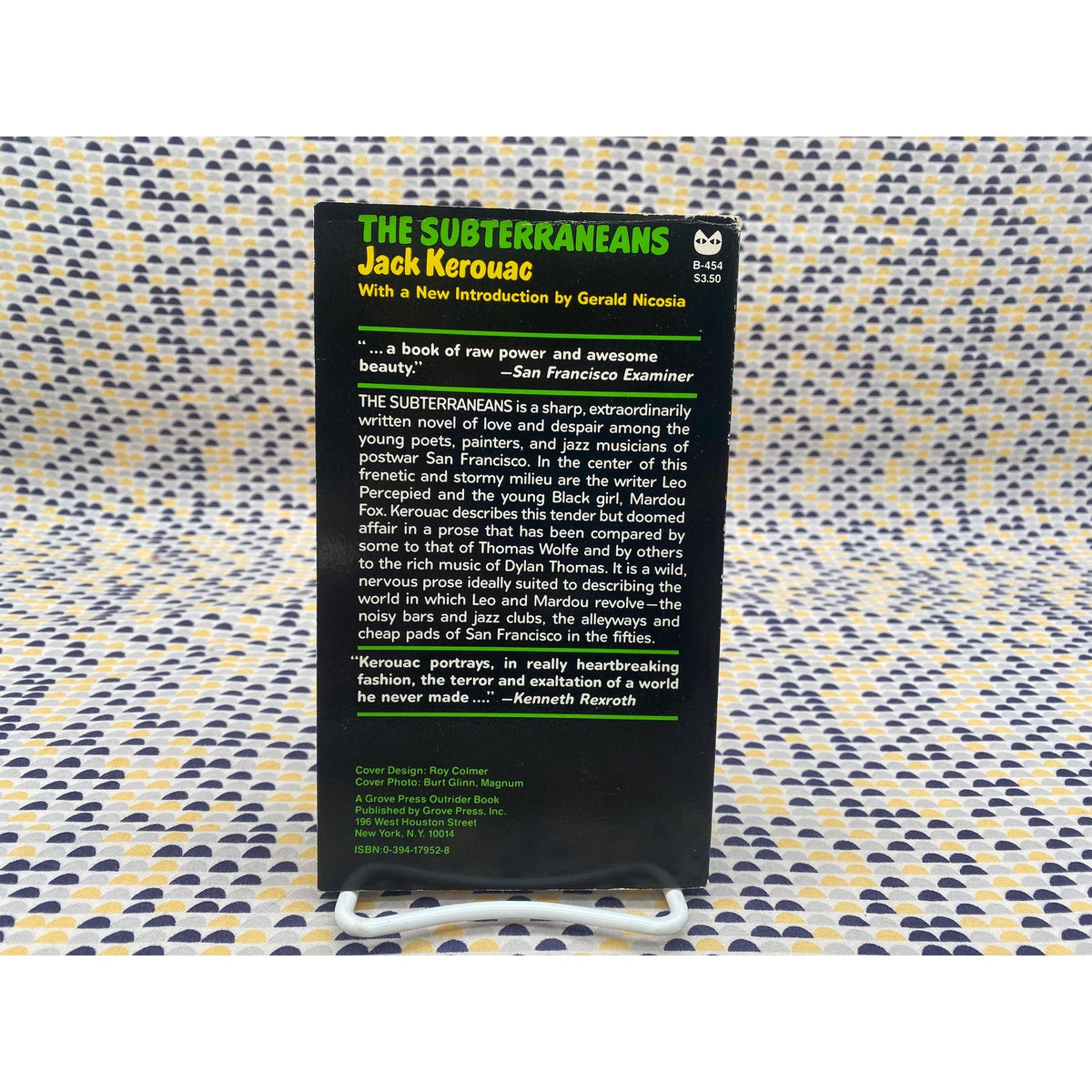 The Subterraneans - Jack Kerouac - Vintage Paperback Book - Evergreen Black Cat Edition