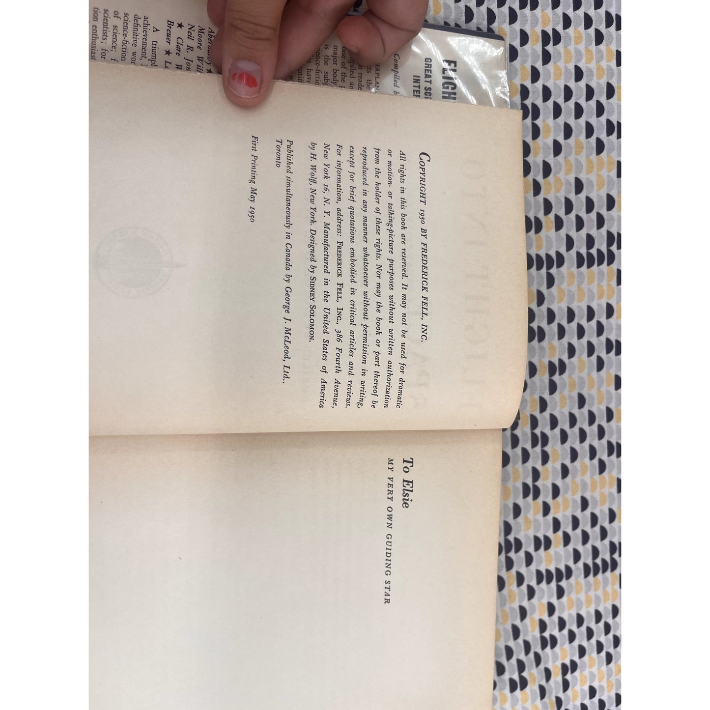 Flight Into Space - Compiled by Donald A. Wollheim - Frederick Fell Books - Hardcover - 1st Edition
