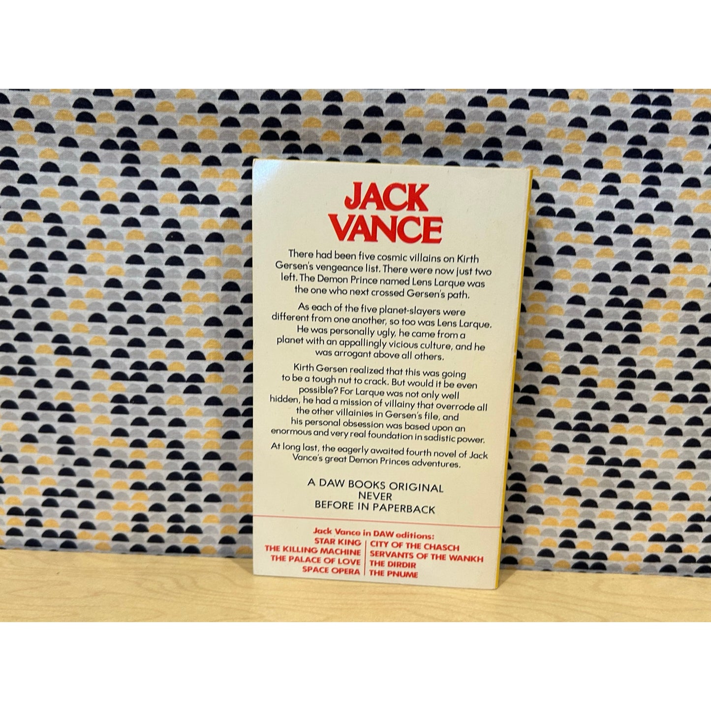 The Face - Jack Vance - Vintage Paperback Book - Daw Edition