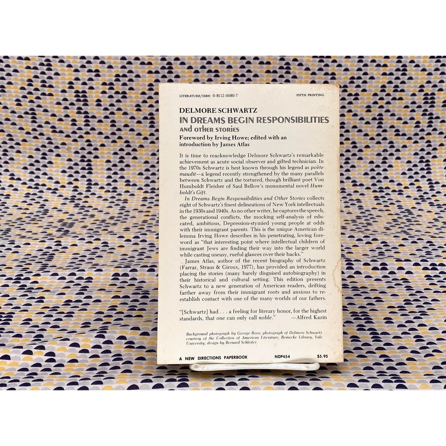 In Dreams Begin Responsibilities And Other Stories - Del ore Schwartz - Vintage Paperback Book - New Directions Edition