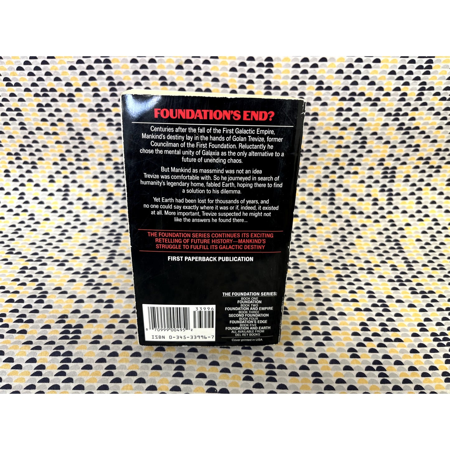 Foundation And Earth - Isaac Asimov - Del Rey - Paperback