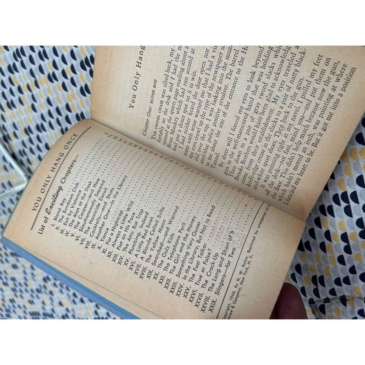 You Only Hang Once - H.W. Roden - Dell Mystery 102 - Mapback - Vintage Paperbacks