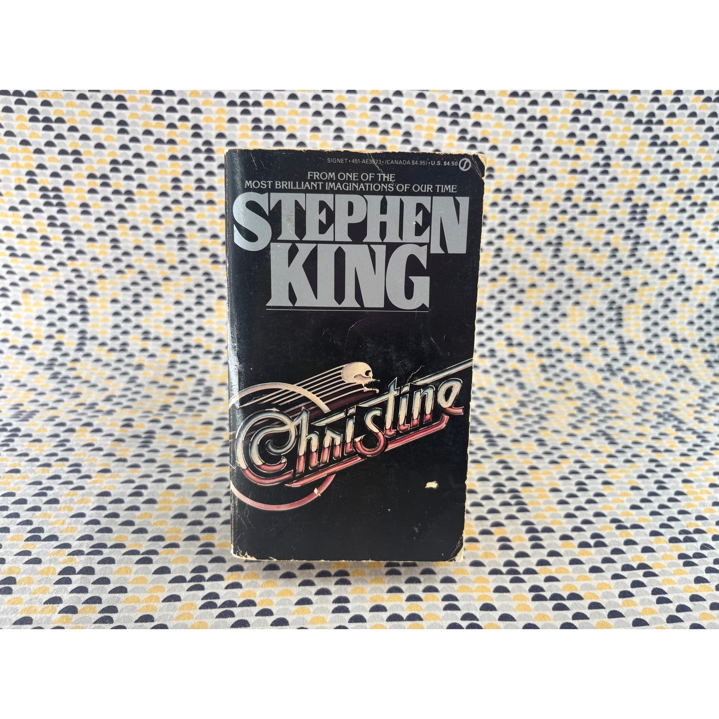Christine - Stephen King - Vintage Paperback Book - Signet Books