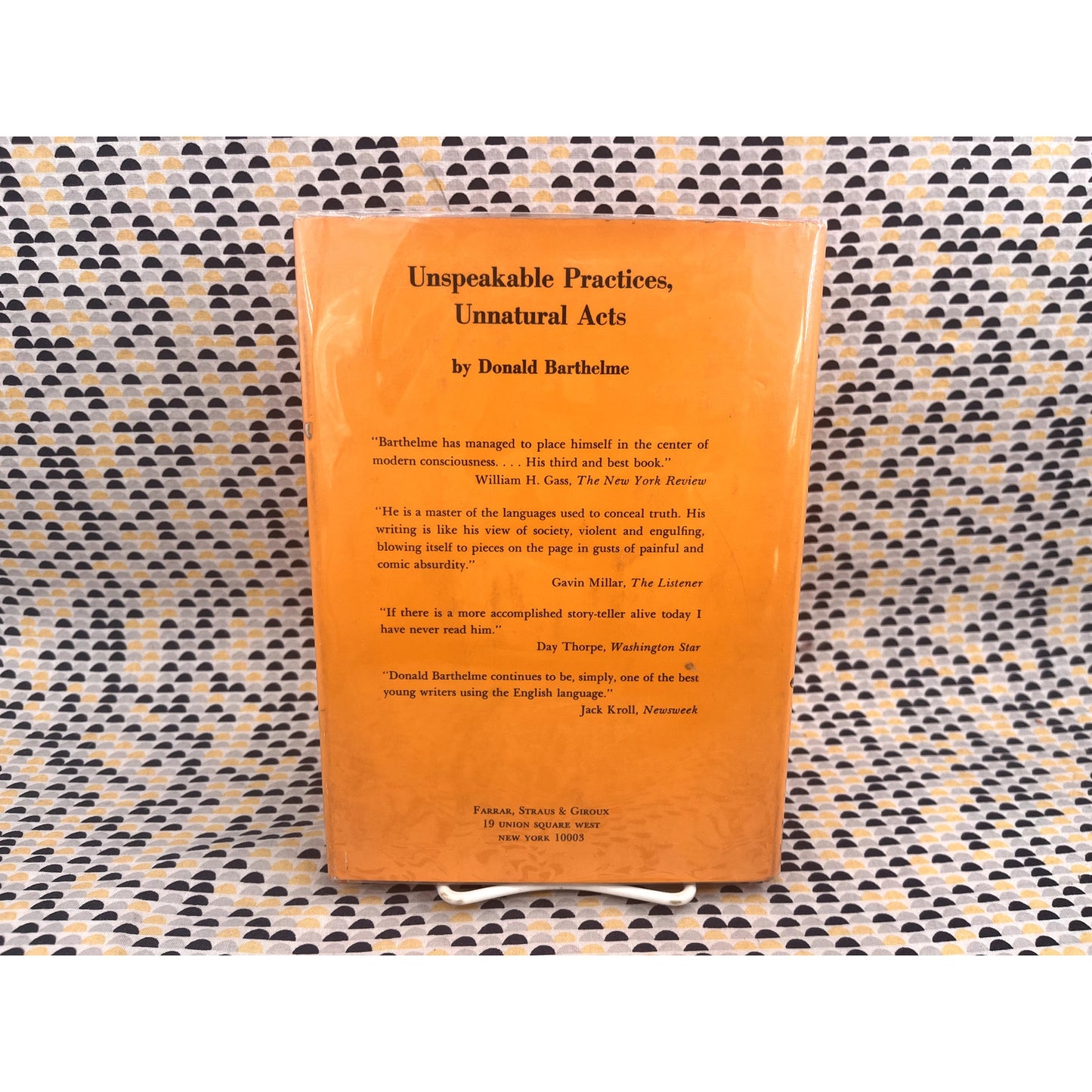 City Life - Donald Barthelme - Farrar Straus & Ciroux Books - Hardcover - 1st Edition