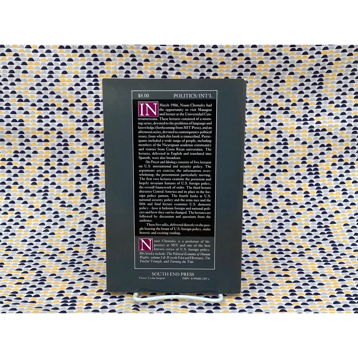 Noam Chomsky - On Power and Ideology - The Managua Lectures - South End Press