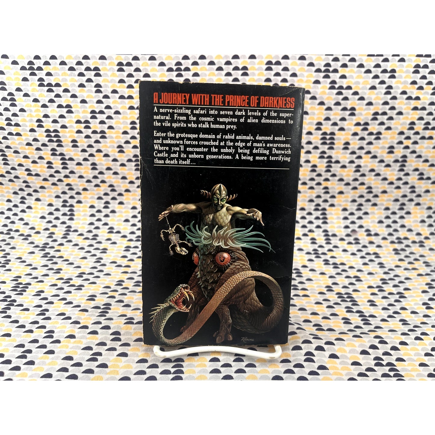 H.P. Lovecraft - The Dunwich Horror - Intro by August Derleth - Vintage Paperback Book - Jove Edition