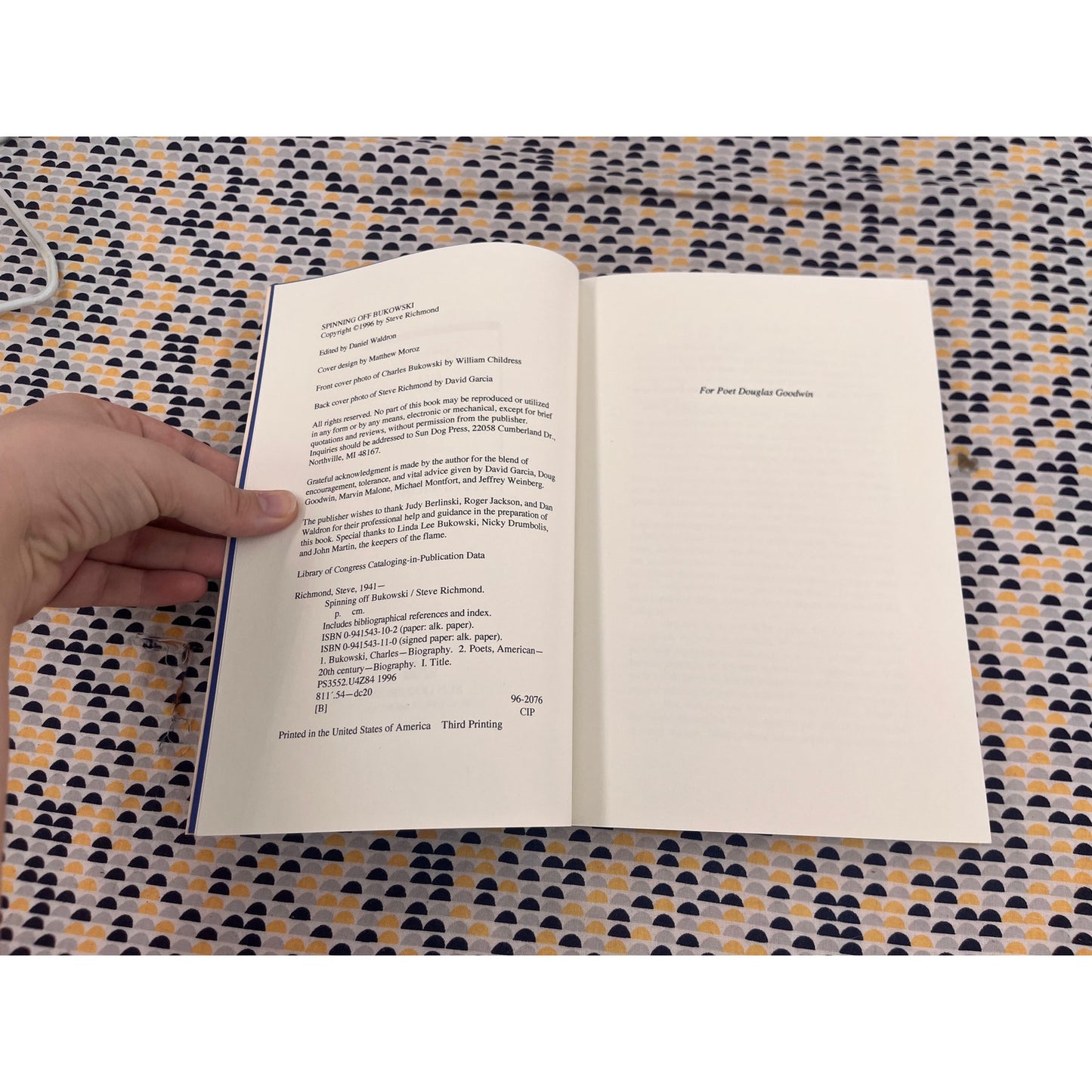 Spinning Off Bukowski - Steve Richmond - Sun Dog Press - Paperback