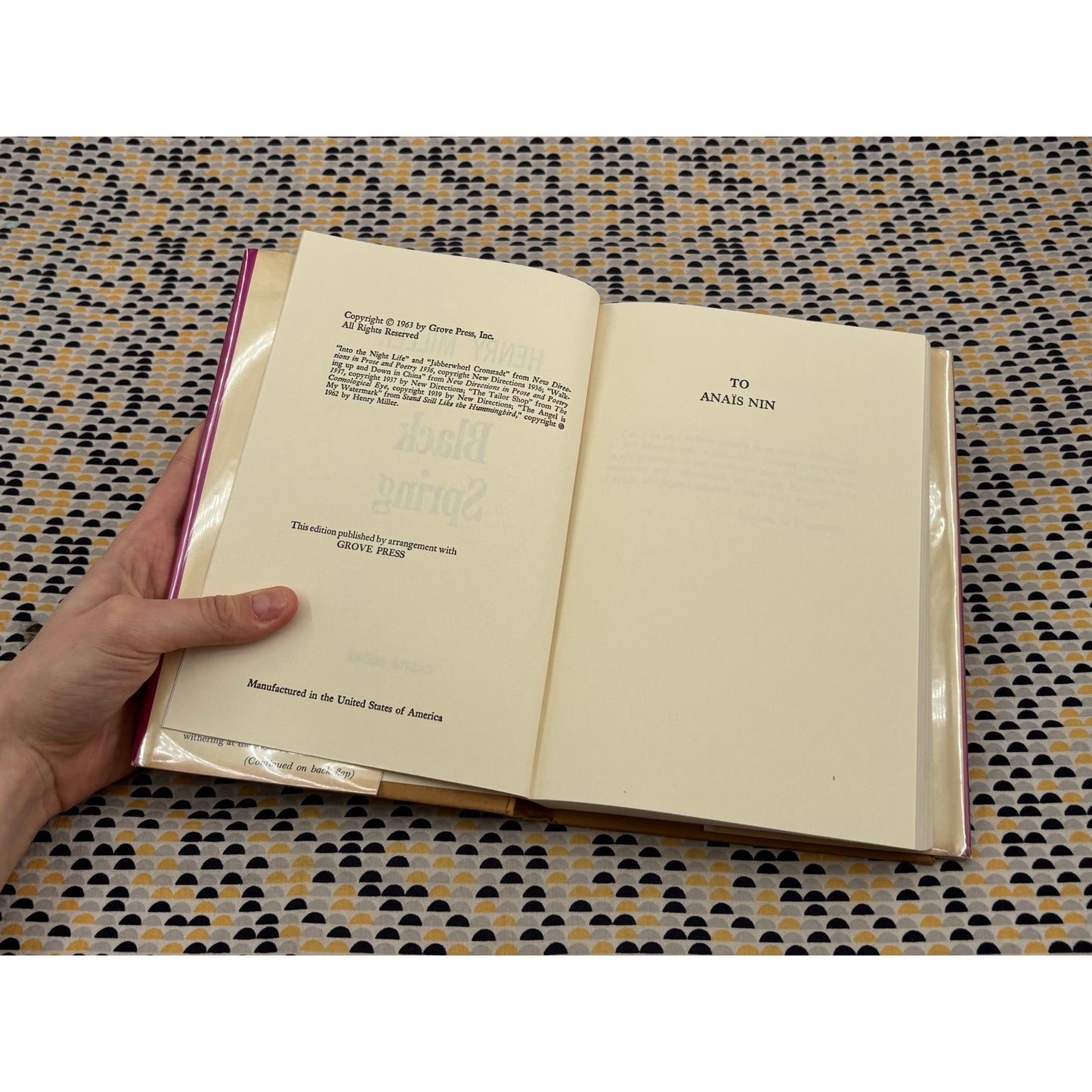 Black Spring - Henry Miller - 1963 Castle Books - Hardcover