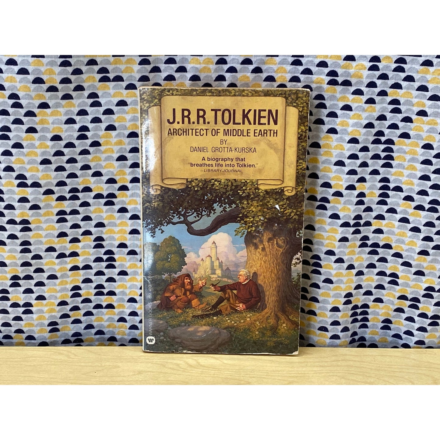 J.R.R. Tolkien - Architect of Middle Earth - Daniel Grotta-Kurska - Vintage Paperback Book - Warner Books