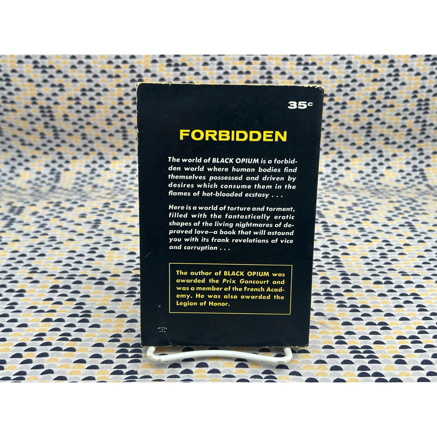 Black Opium (Fumée d'opium) -Claude Farrére - - Vintage Paperbacks