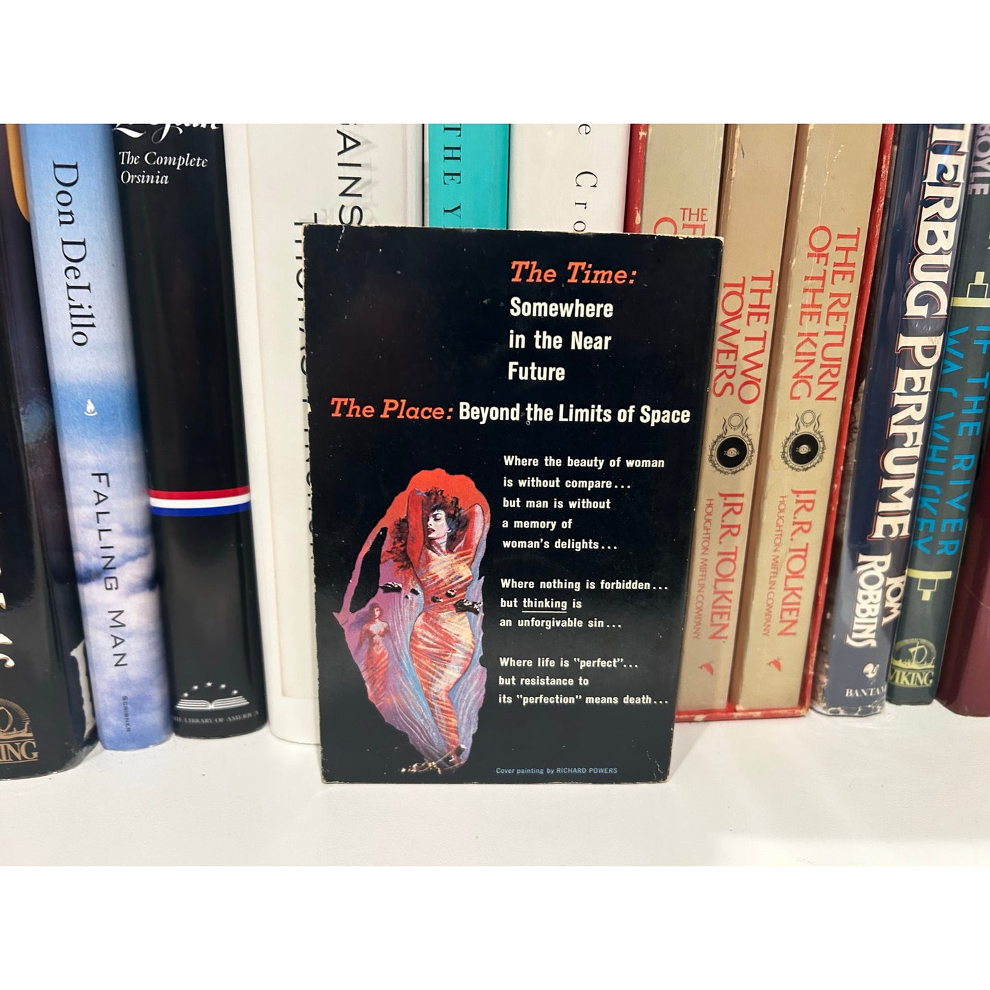 The Sirens of Titan - Kurt Vonnegut Jr. - Vintage Paperback Book - Dell 1st Edition - True First - 1959 - Richard Powers Art