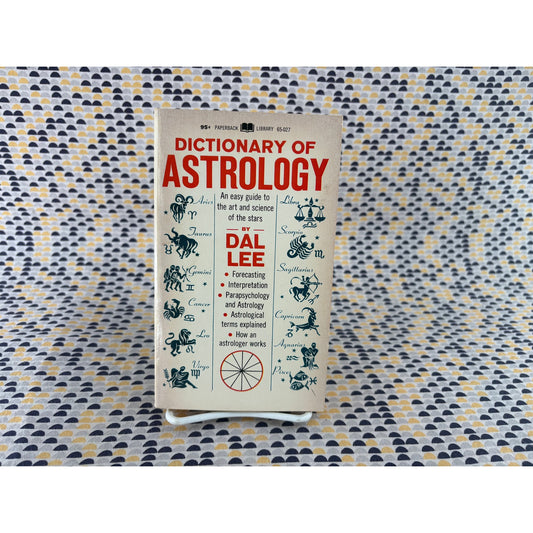 Dictionary Of Astrology - Dal Lee - Paperback Library - Paperback