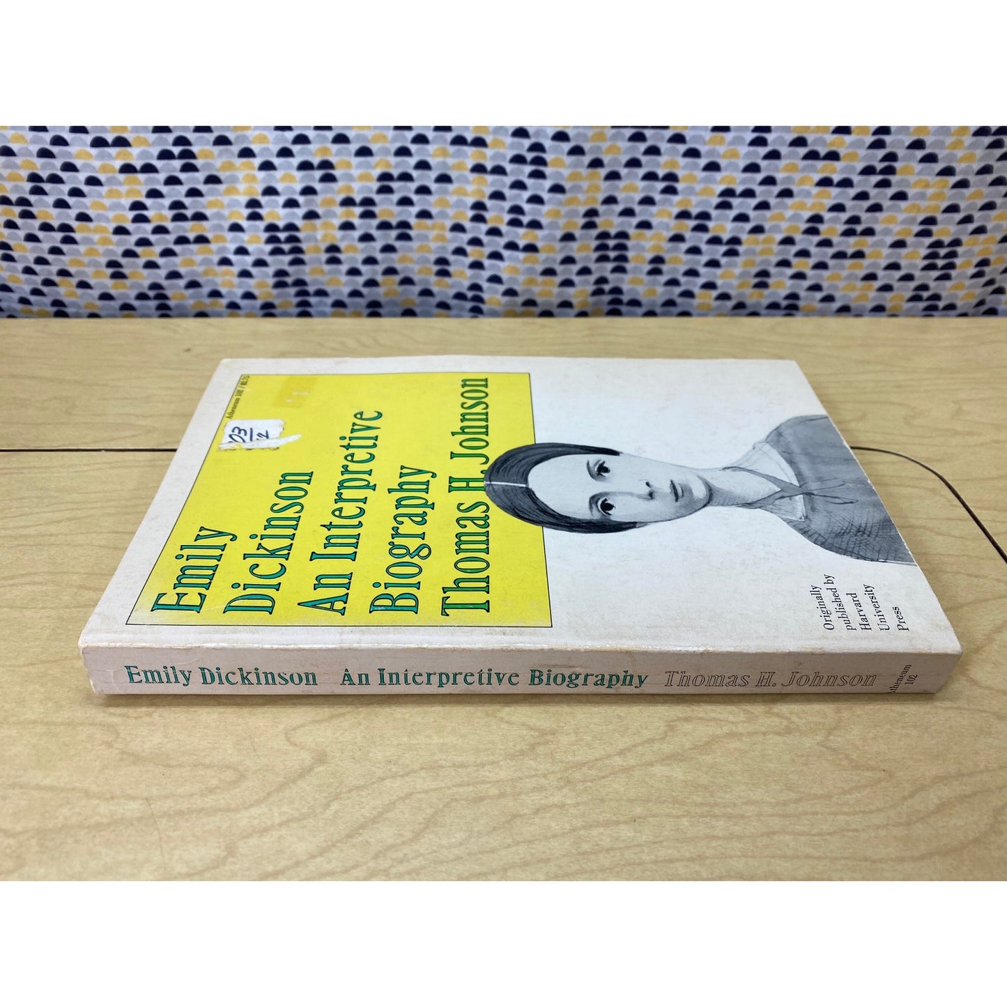 Emily Dickinson - An Interpretive Biography - Thomas H. Johnson - Vintage Paperback Book - Atheneum Edition