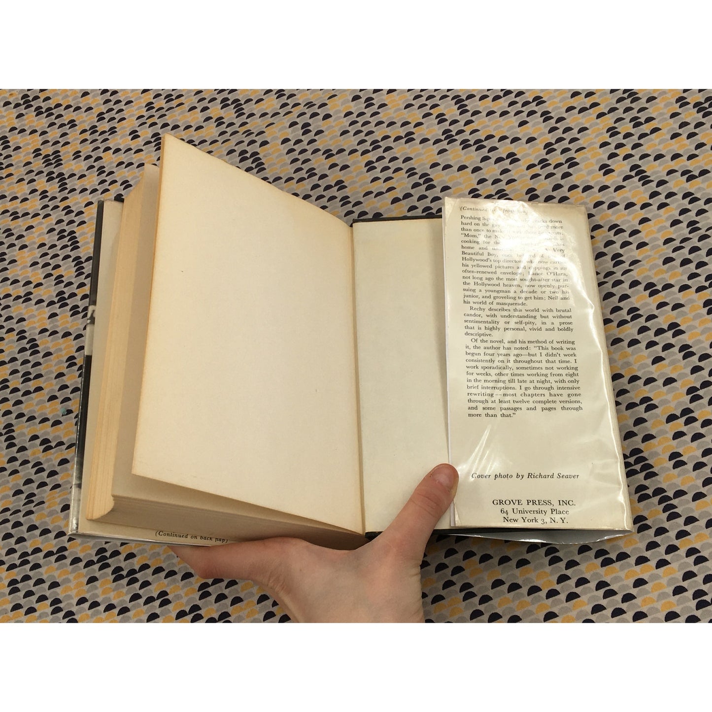 City of Night - John Rechy - Grove Press - Hardcover - 1st Edition 6th Print