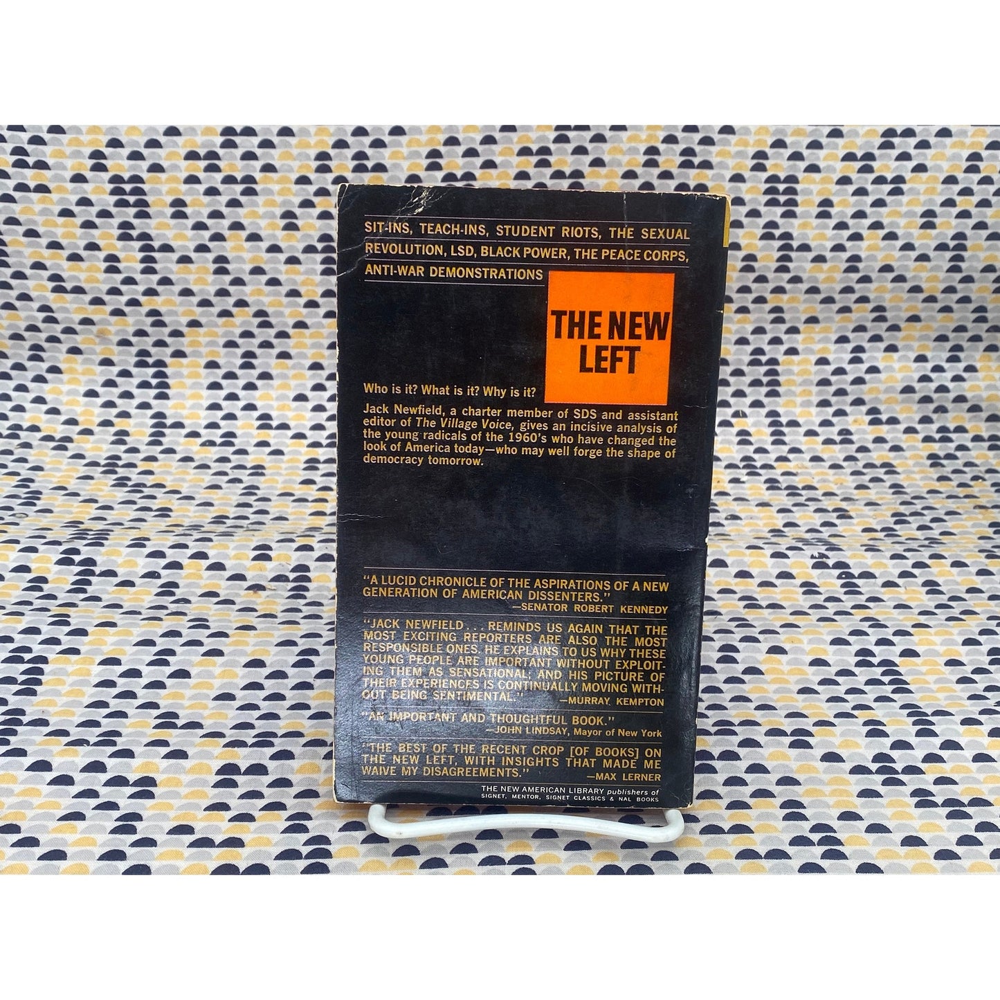 A Prophetic Minority - Jack Newfield - Vintage Paperback Book - Signet Edition