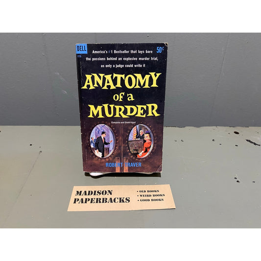 Anatomy of a Murder - Robert Traver - Dell F75 - Vintage Paperbacks