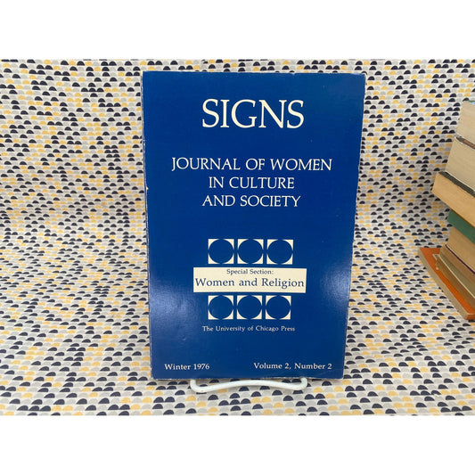 Signs: Journal Of Women In Culture And Society - Winter 1976 - Margaret Atwood - Vintage Paperback Book - University of Chicago Press