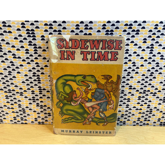 Sidewise In Time - Murray Leinster - 1950 Shasta 1st Edition - Hannes Bok Art