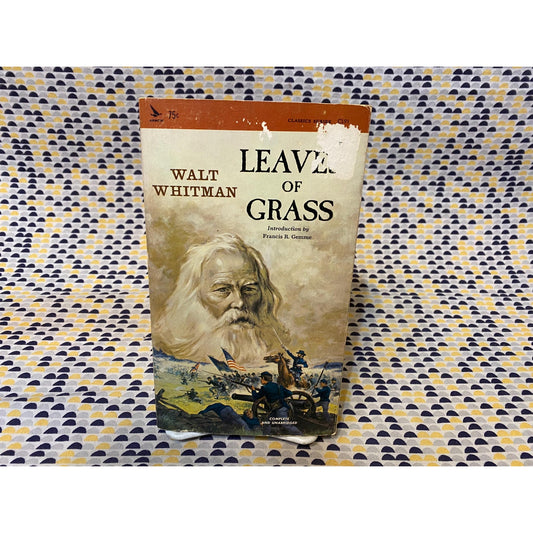 Leaves of Grass - Walt Whitman - Vintage Paperback Book - Airmont Edition