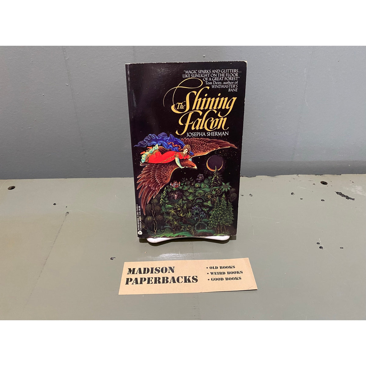 The Shining Falcon - Josepha Sherman - Kinuko Y. Craft cover - Avon - Paperback