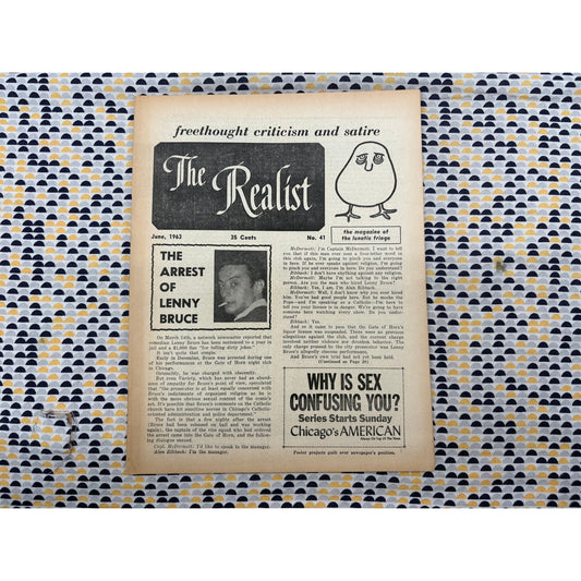 The Realist Magazine - Counterculture Newspaper - June 1963 - No. 41