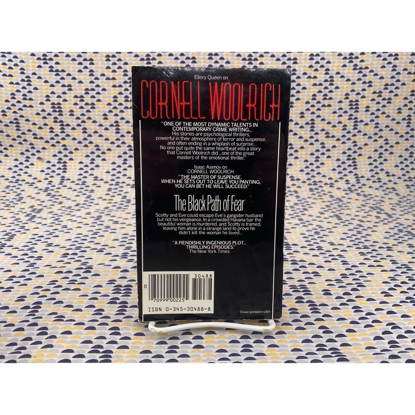 The Black Path of Fear  - Cornell Woolrich - Ballantine Mystery - Paperback